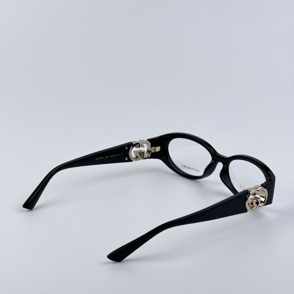 Gucci GG1693O 001 BRAND NEW Eyeglasses Black Oval Women - Picture 6 of 12